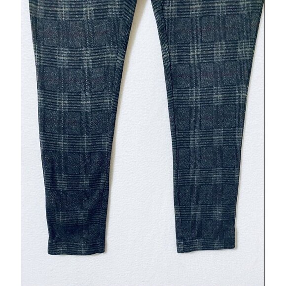 Tahari Womens Large Plaid Pull On Pants Ponte Knit Dress Leggings High Waisted - Picture 3 of 10
